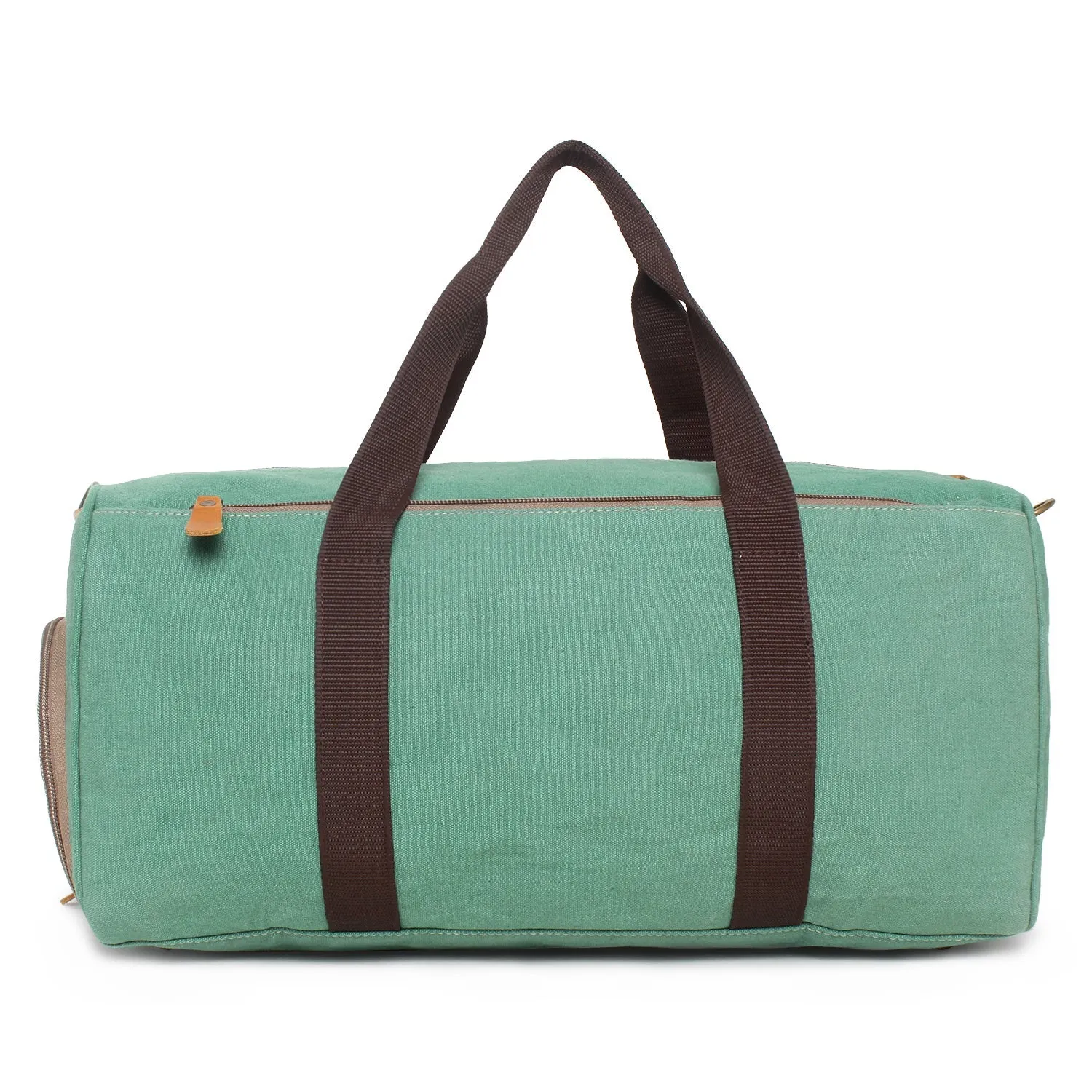 Sixtease Up-cycled Canvas Duffle Bag: Sustainable Style, Urban Adventure, Perfect for Eco-Conscious Explorers and Trendsetting Travelers! - (SB-4111)