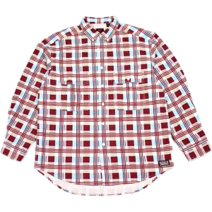 Skate L/s Woven Printed Burgun Multi-color