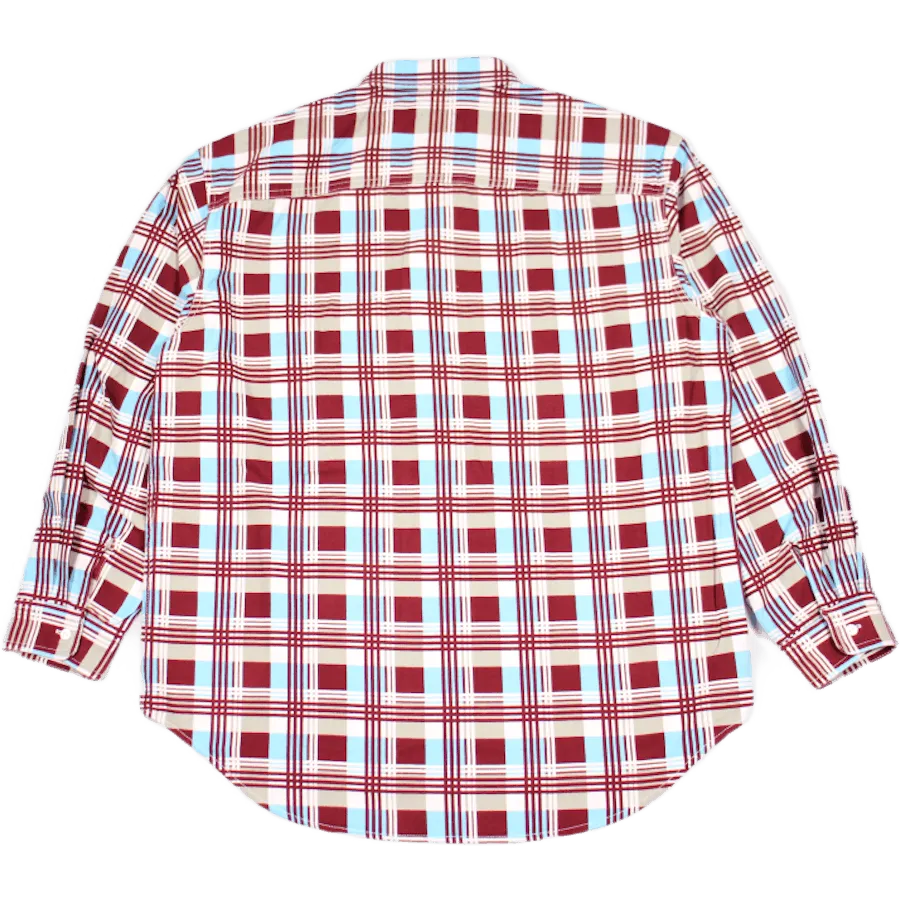 Skate L/s Woven Printed Burgun Multi-color