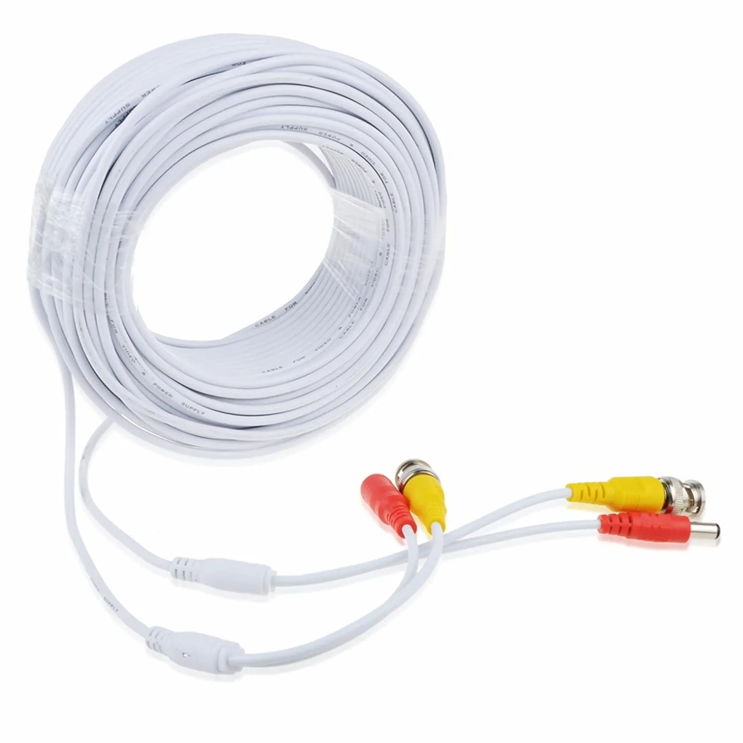 SLLEA White 100ft BNC Extension Cable Replacement for Q-See QTH8056D 1080p HD Dome Security Camera