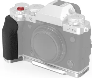 SmallRig X-T5 Handgrip L-Shape Grip for FUJIFILM X-T5 Camera, Built-in Quick Release Plate for Arca, Silicone Side Handle, Shutter Button, Lightweight and Comfort - 4136