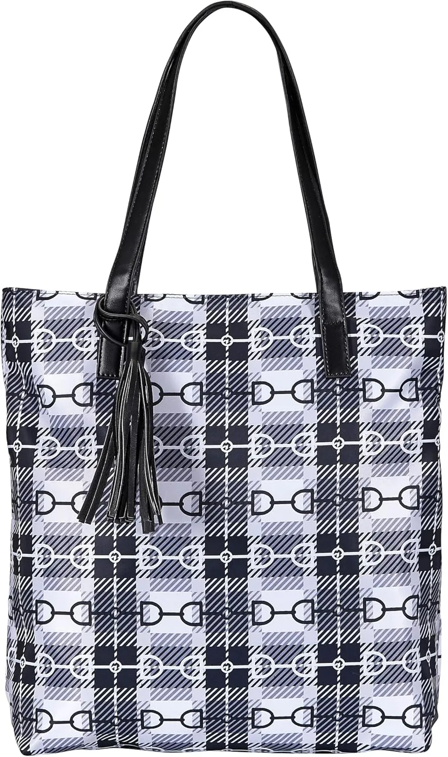 Snaffle Bit Tote Bag with Tassel