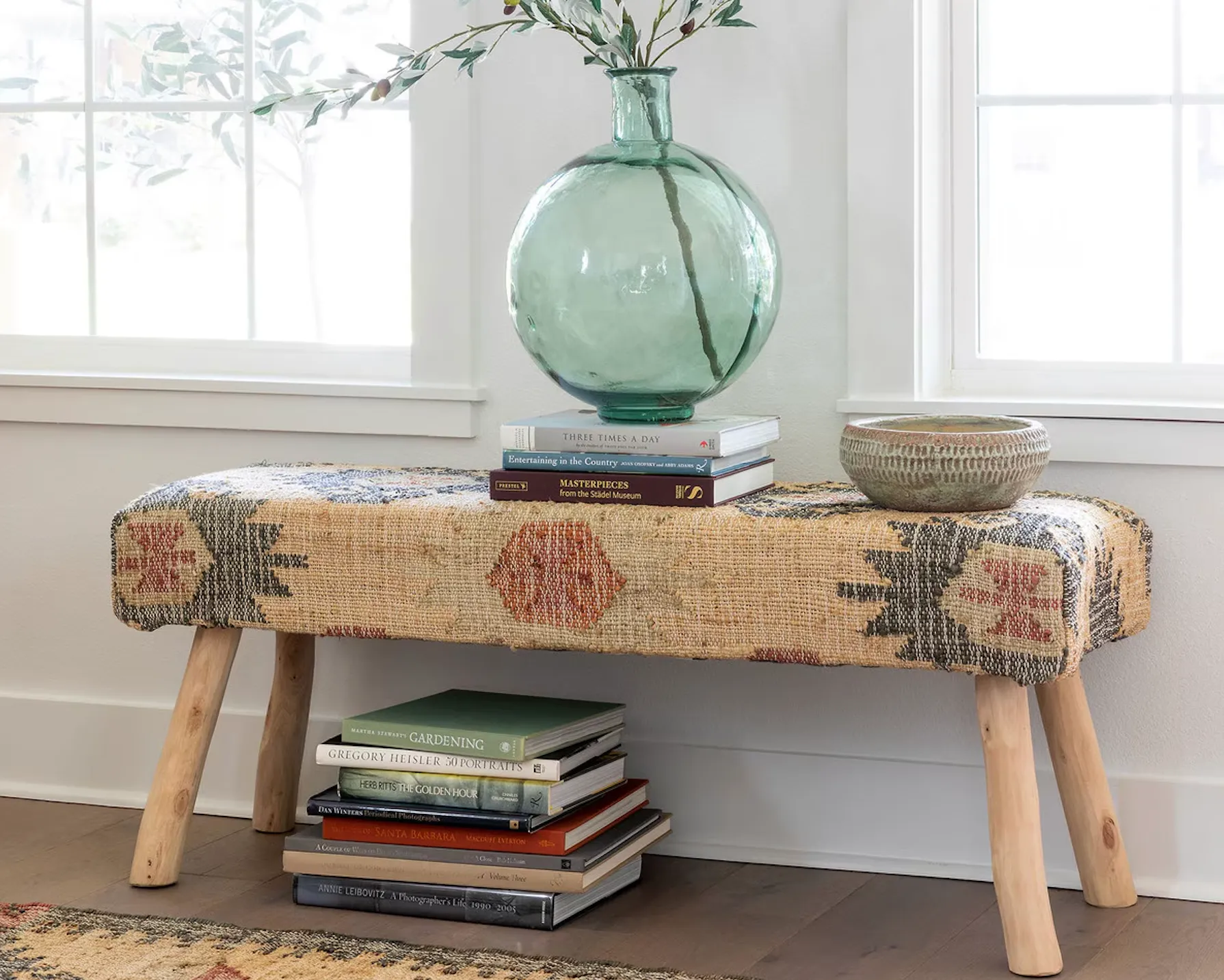 Sonoran Hand Woven Bench