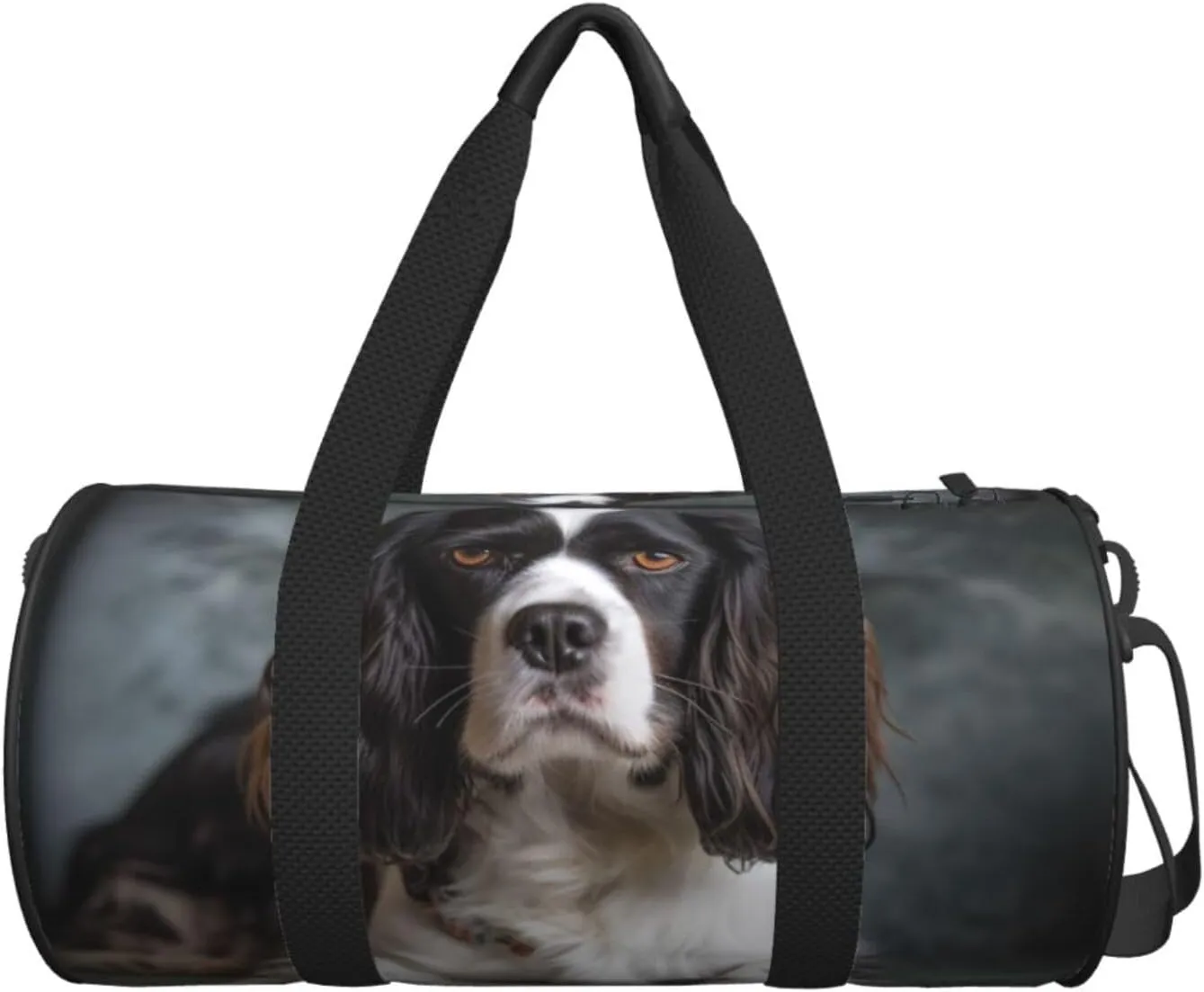 Spaniel On The Sofa Travel Duffle Bag for Men Women Sport Gym Bag Foldable Weekender Bag Carry on Overnight Bag for Travel Swimming Basketball