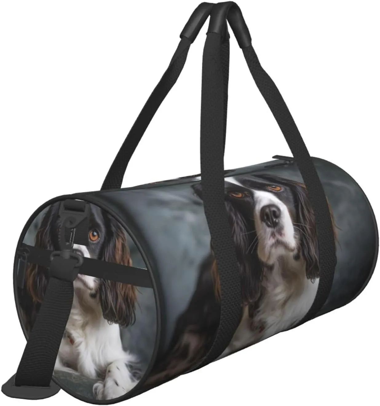 Spaniel On The Sofa Travel Duffle Bag for Men Women Sport Gym Bag Foldable Weekender Bag Carry on Overnight Bag for Travel Swimming Basketball