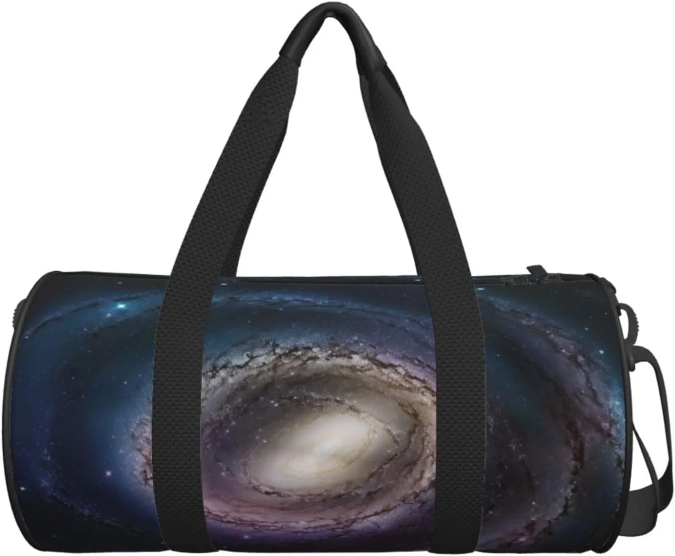 Spiral galaxy Travel Duffle Bag for Men Women Sport Gym Bag Foldable Weekender Bag Carry on Overnight Bag for Travel Swimming Basketball