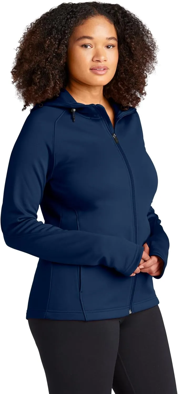Sport-Tek® Ladies Tech Fleece Full-Zip Hooded Jacket. L248