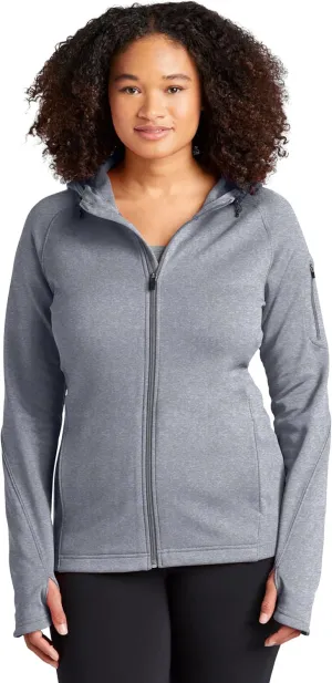 Sport-Tek® Ladies Tech Fleece Full-Zip Hooded Jacket. L248