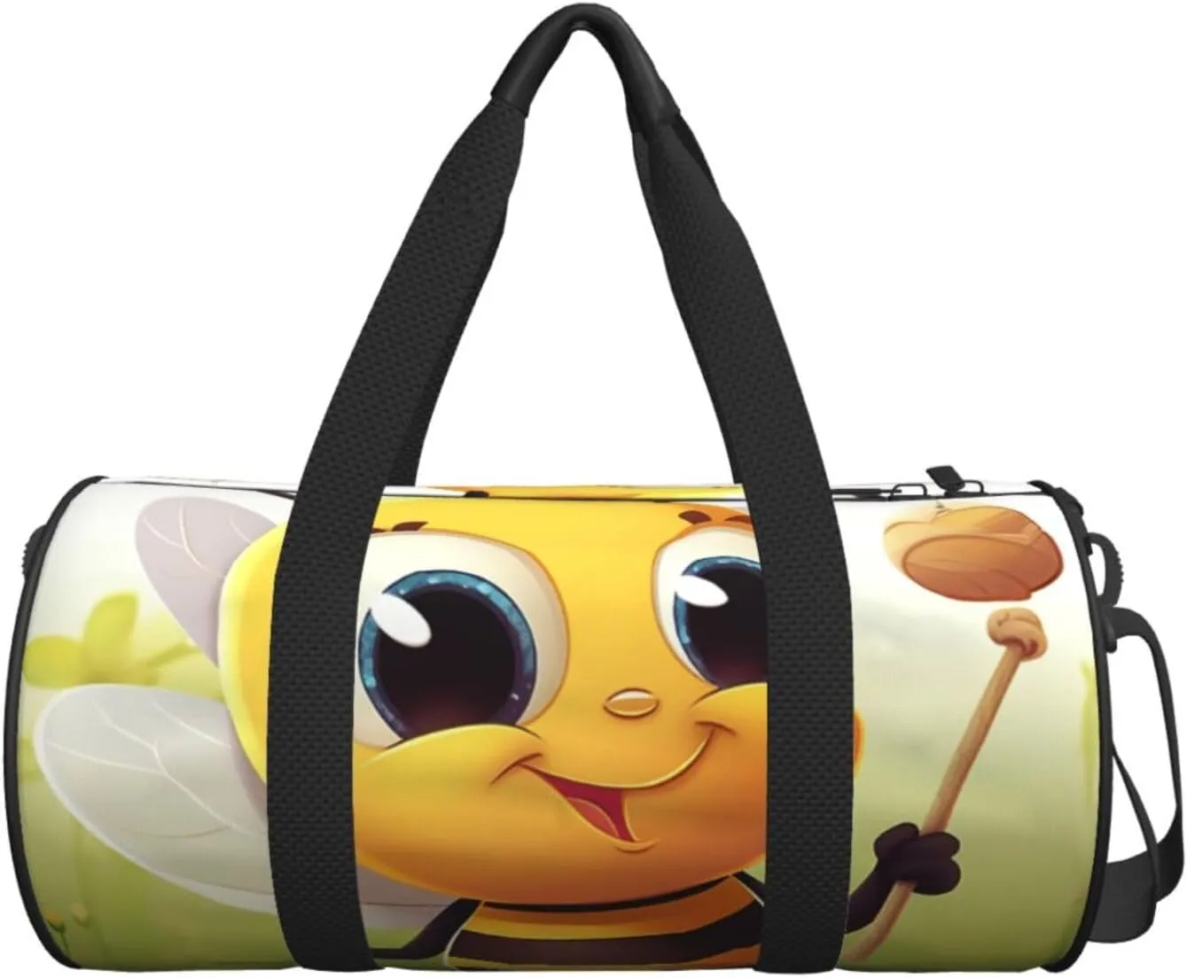 Sports Gym Bag for Women Men Travel Duffel Bag Tote Weekender Bag Carry on Overnight Bag for Travel Swimming Fitness Workout Sports Honey bee Duffle Bag