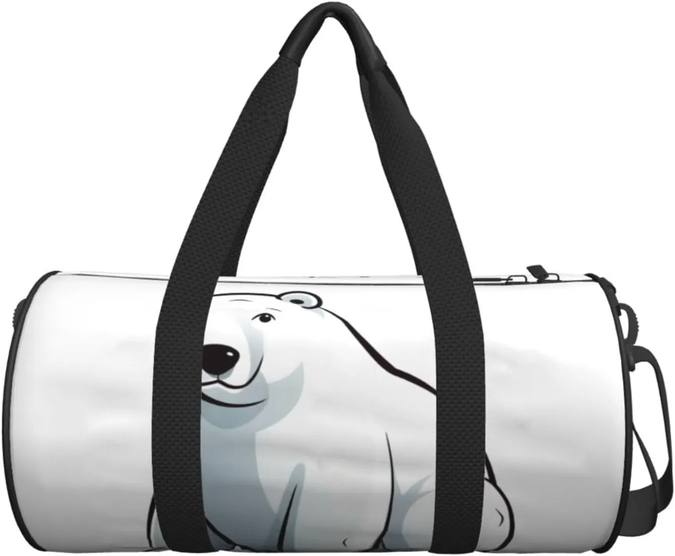 Sports Gym Bag for Women Men Travel Duffel Bag Tote Weekender Bag Carry on Overnight Bag for Travel Swimming Fitness Workout Sports Polar bear Duffle Bag