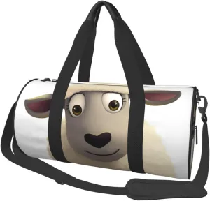 Sports Gym Bag for Women Men Travel Duffel Bag Tote Weekender Bag Carry on Overnight Bag for Travel Swimming Fitness Workout Sports Sheep Duffle Bag