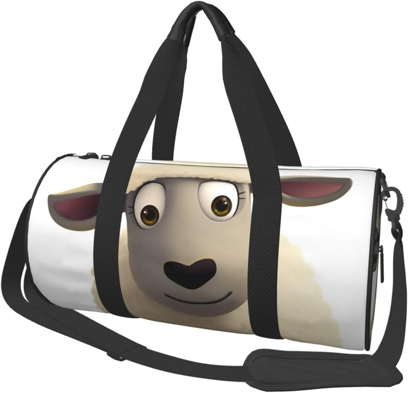 Sports Gym Bag for Women Men Travel Duffel Bag Tote Weekender Bag Carry on Overnight Bag for Travel Swimming Fitness Workout Sports Sheep Duffle Bag