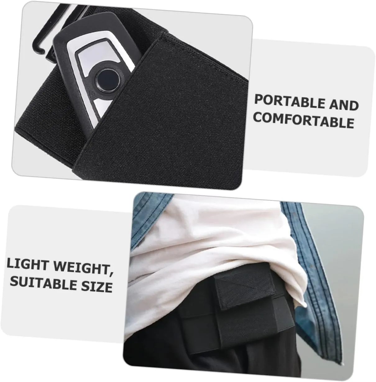 Sports Phone Belt Bag Running Sports Wallet Waist Pouches Portable Waist Bag Men Waist Bag Convenient Fanny Men Purse Invisible Bag Sporting Goods Nylon Multifunction Man