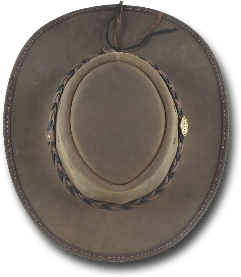 Squashy Bronco Leather Hat - Item 1022