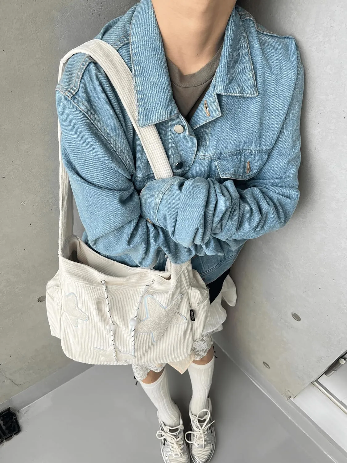 Star Tote Hobo Bag Women Handbag Large Capacity Tote Shoulder Bag Casual Crossbody Bag Gift for Women (Black)