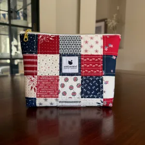 Stars & Stripes Patchwork Pouch