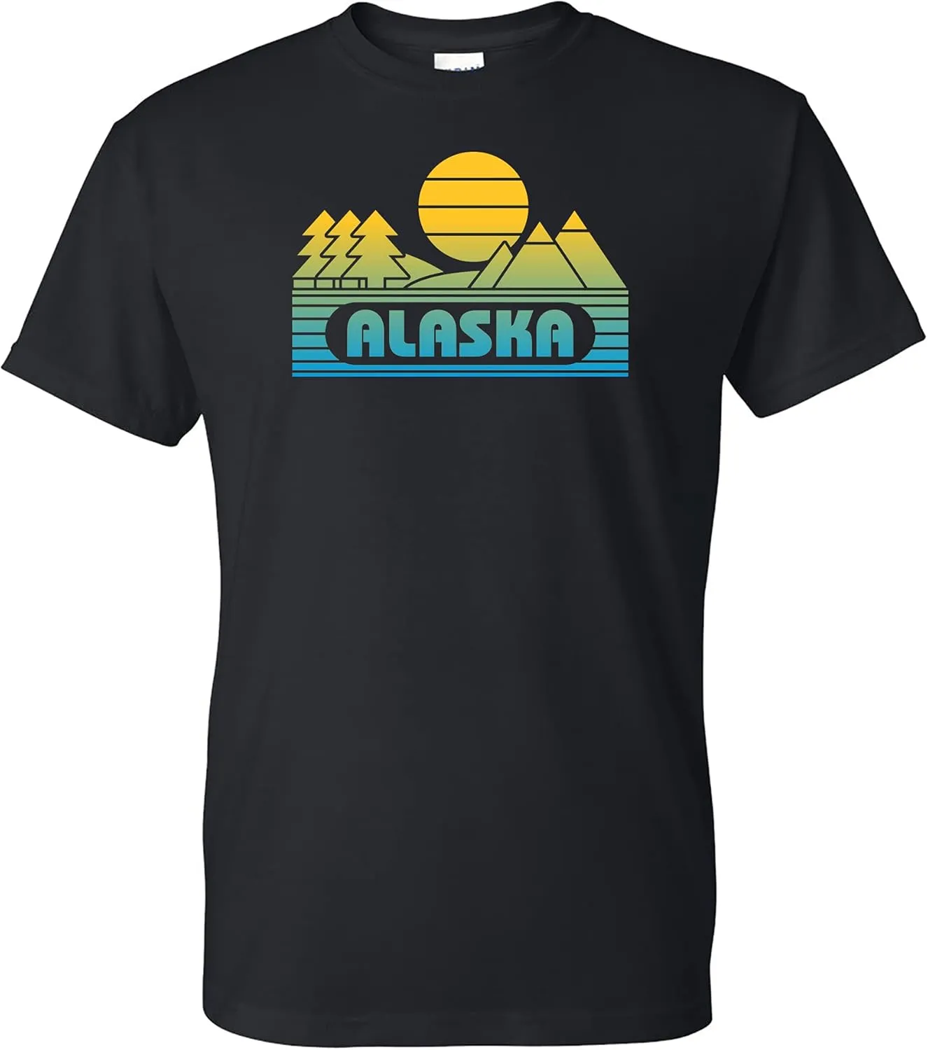 State Groovy Sunset - Landscape Vacation Home State T Shirt