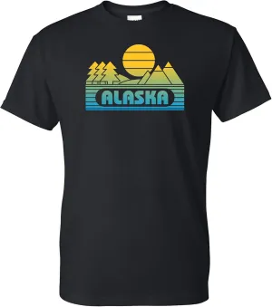 State Groovy Sunset - Landscape Vacation Home State T Shirt