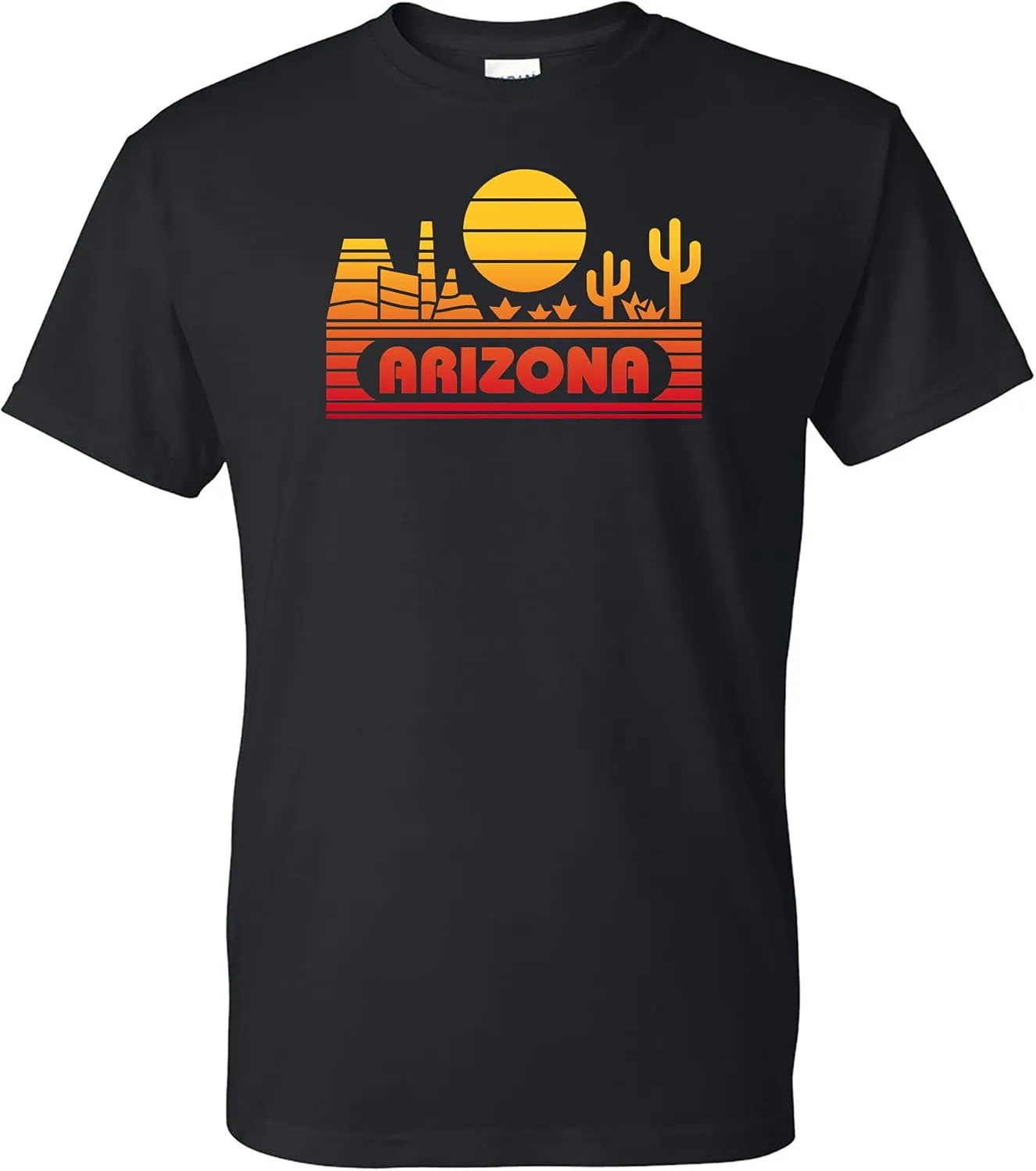 State Groovy Sunset - Landscape Vacation Home State T Shirt