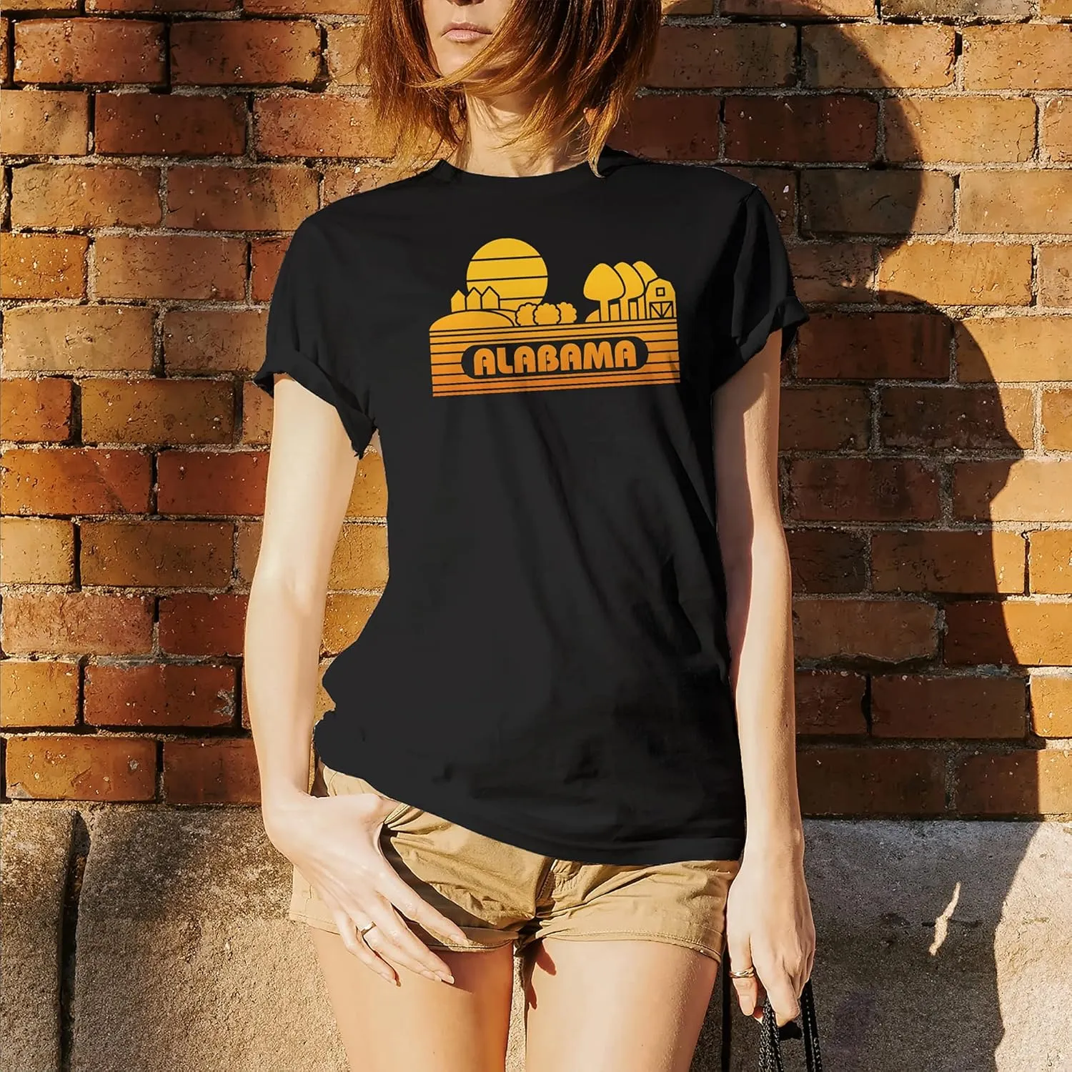 State Groovy Sunset - Landscape Vacation Home State T Shirt