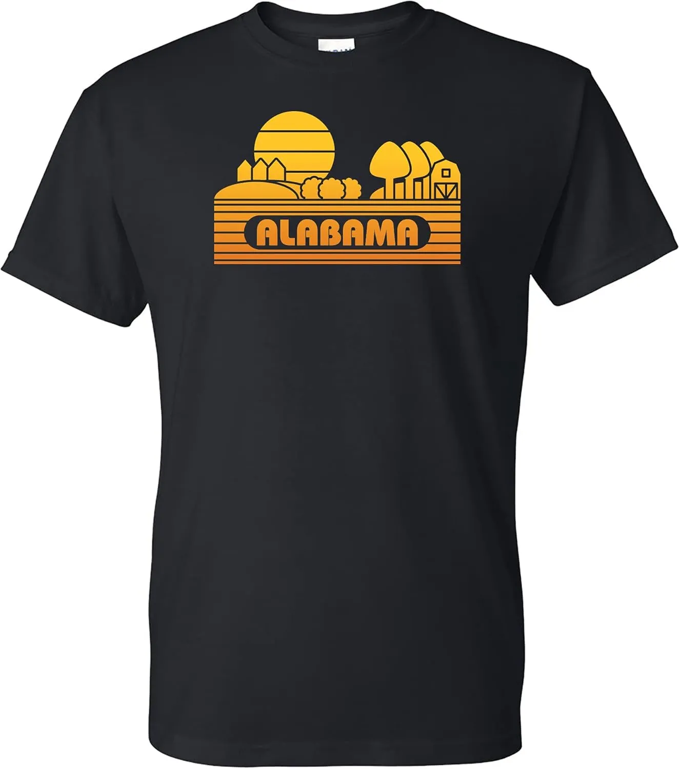 State Groovy Sunset - Landscape Vacation Home State T Shirt