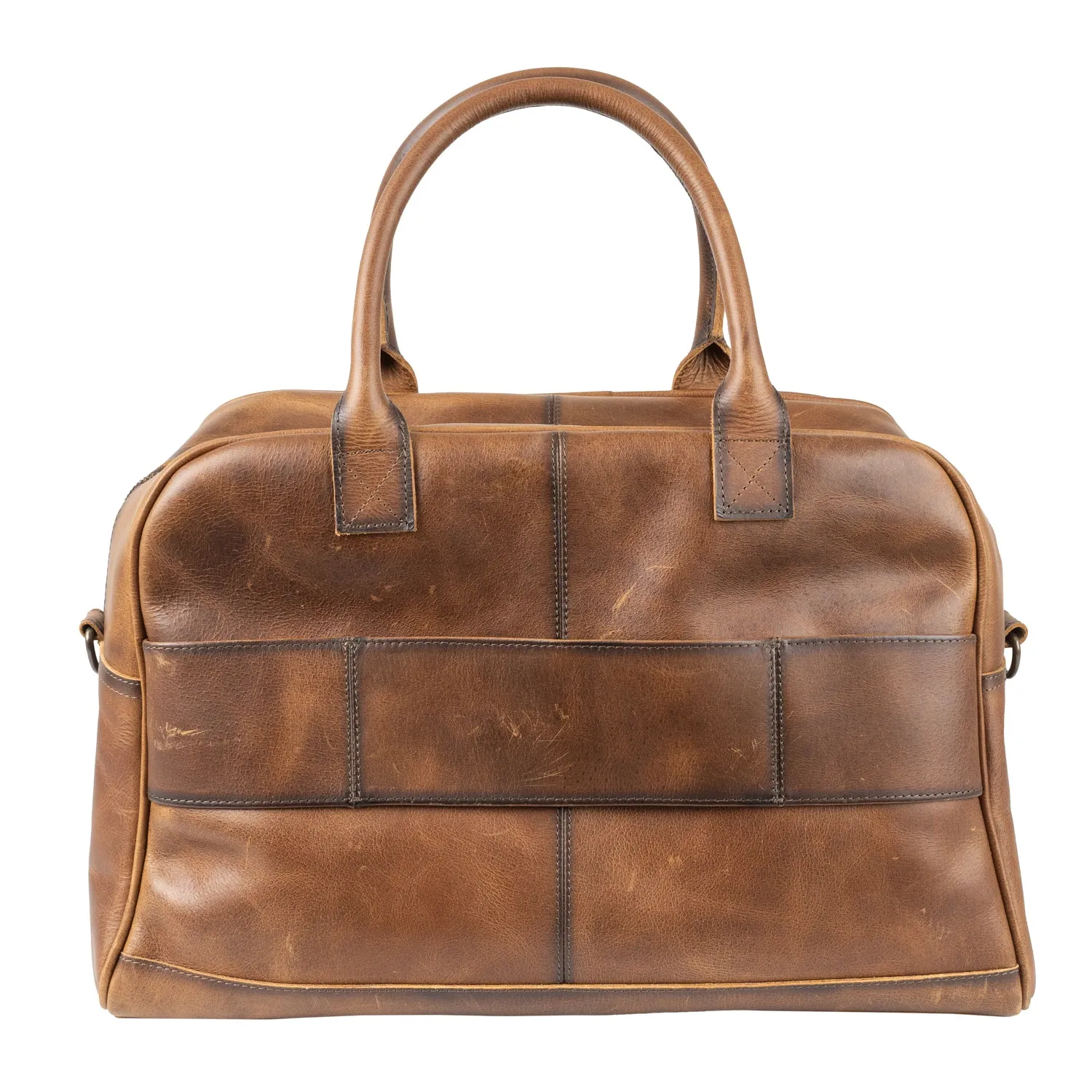 STS Ranchwear Unisex Tucson Rich Tan Leather Carry-On Bag