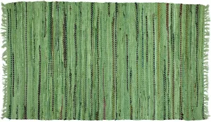 Sturbridge Country Rag Rug in Sage 24" x 36"