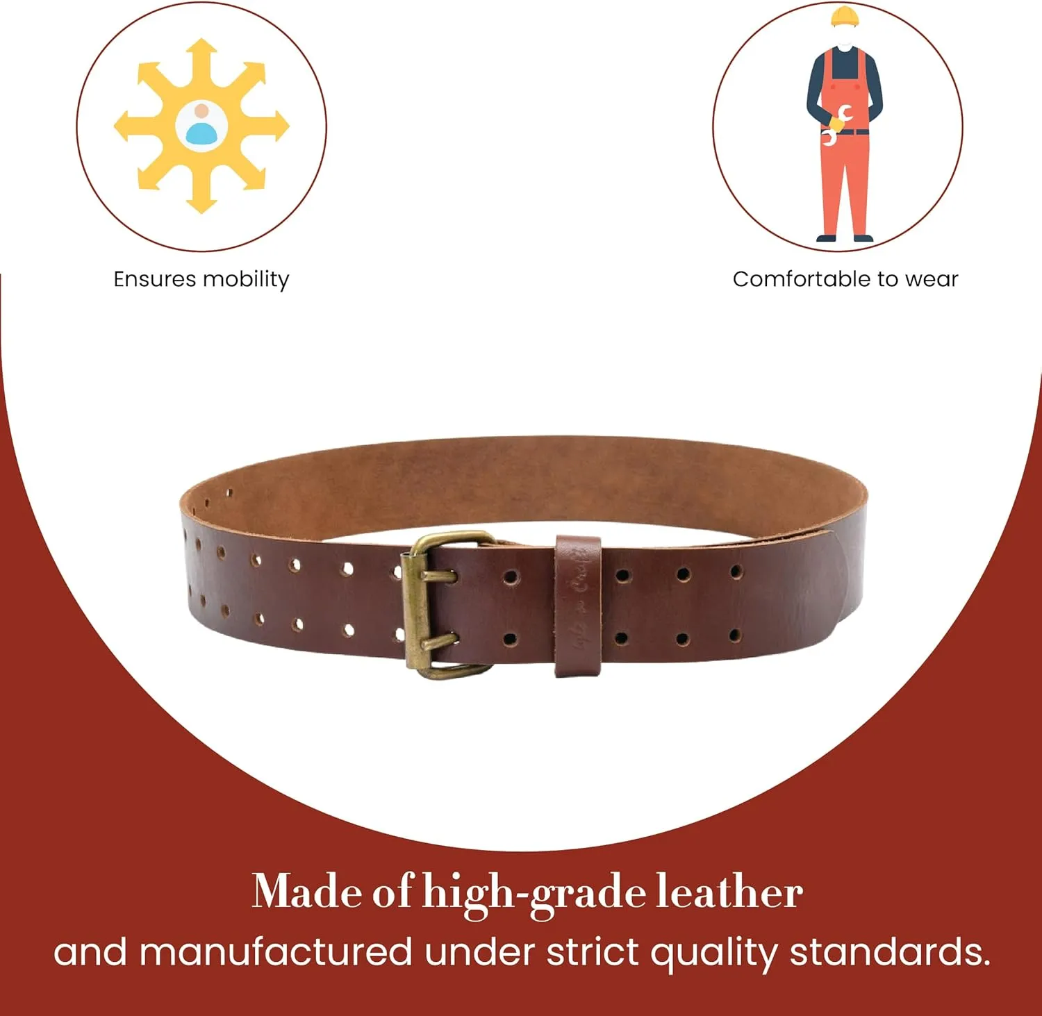 Style N Craft Work Belt, Durable and Rugged Belt