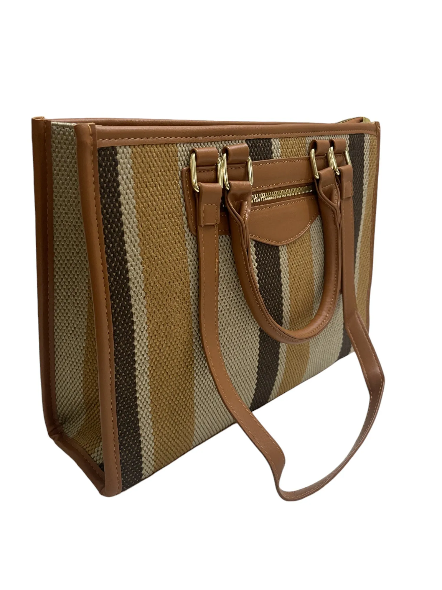 Stylish Multi-Color Striped Tote Bag Collection