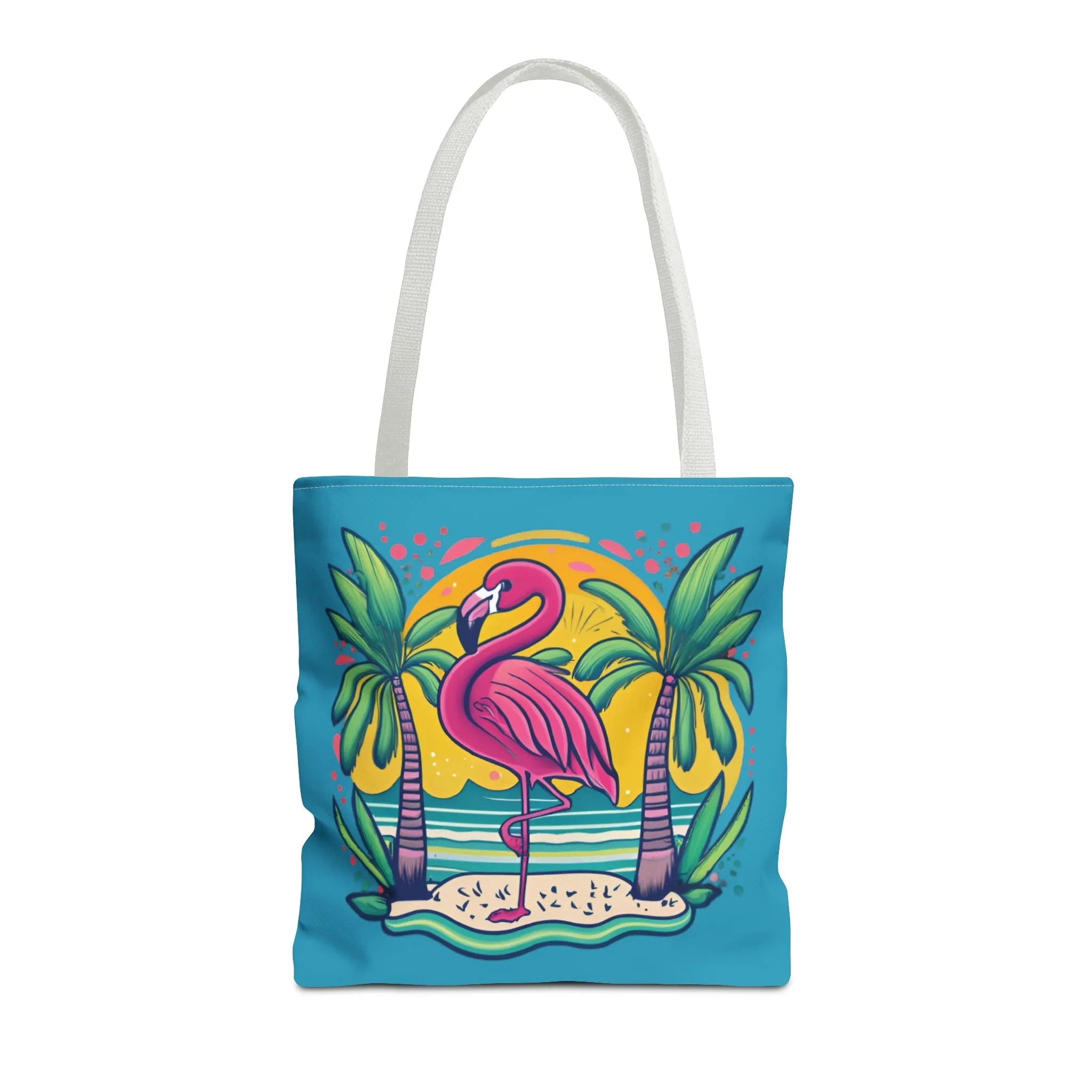 Sunsets & Flamingos Tote Bag