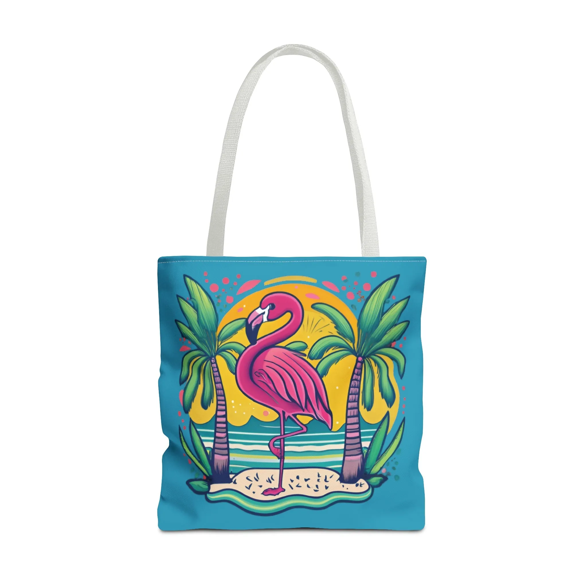 Sunsets & Flamingos Tote Bag