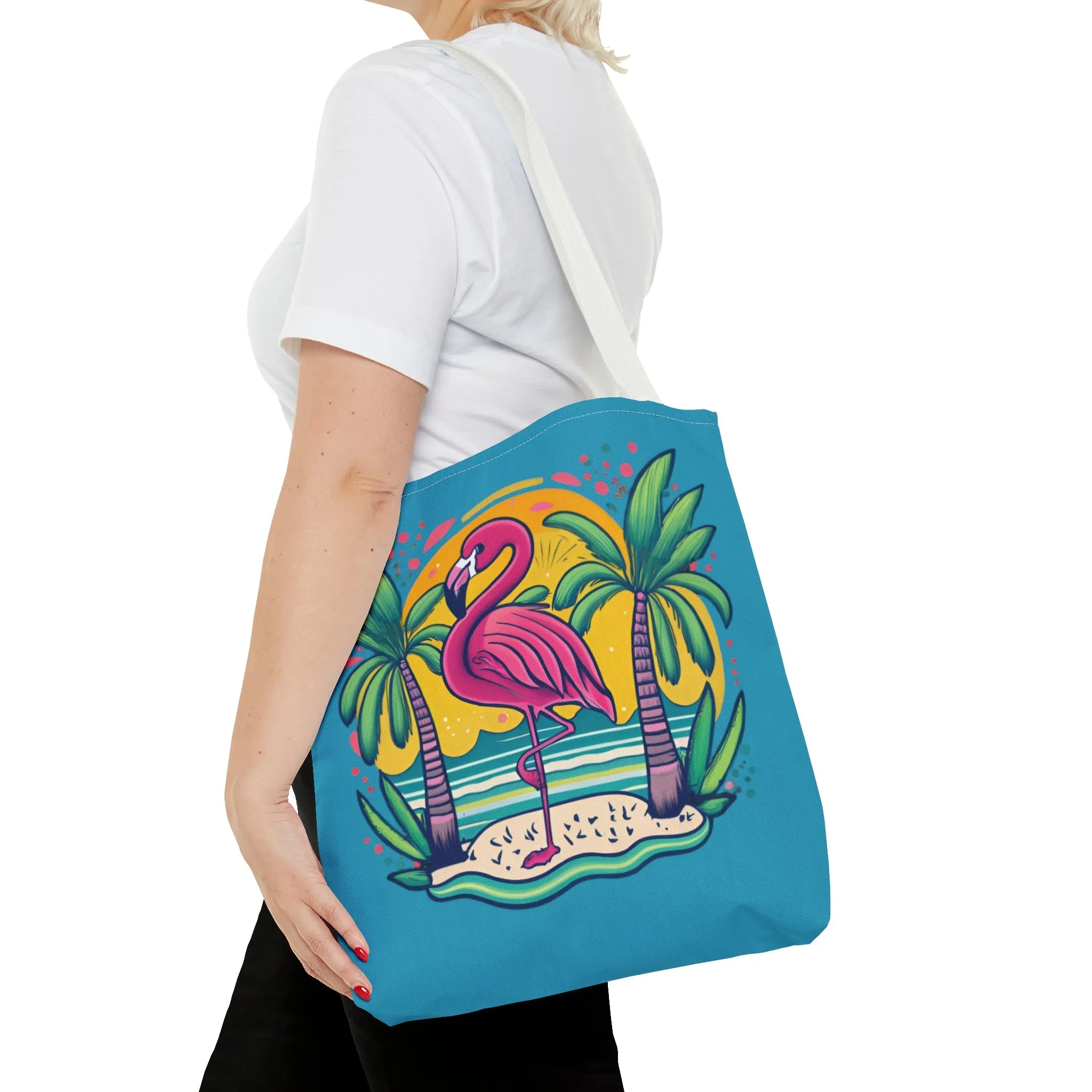 Sunsets & Flamingos Tote Bag