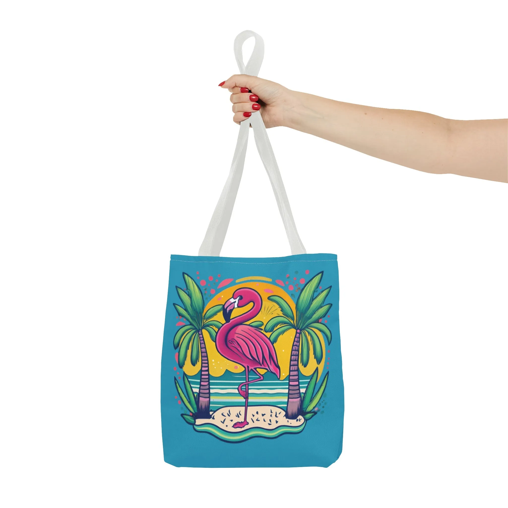 Sunsets & Flamingos Tote Bag