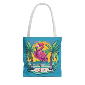 Sunsets & Flamingos Tote Bag