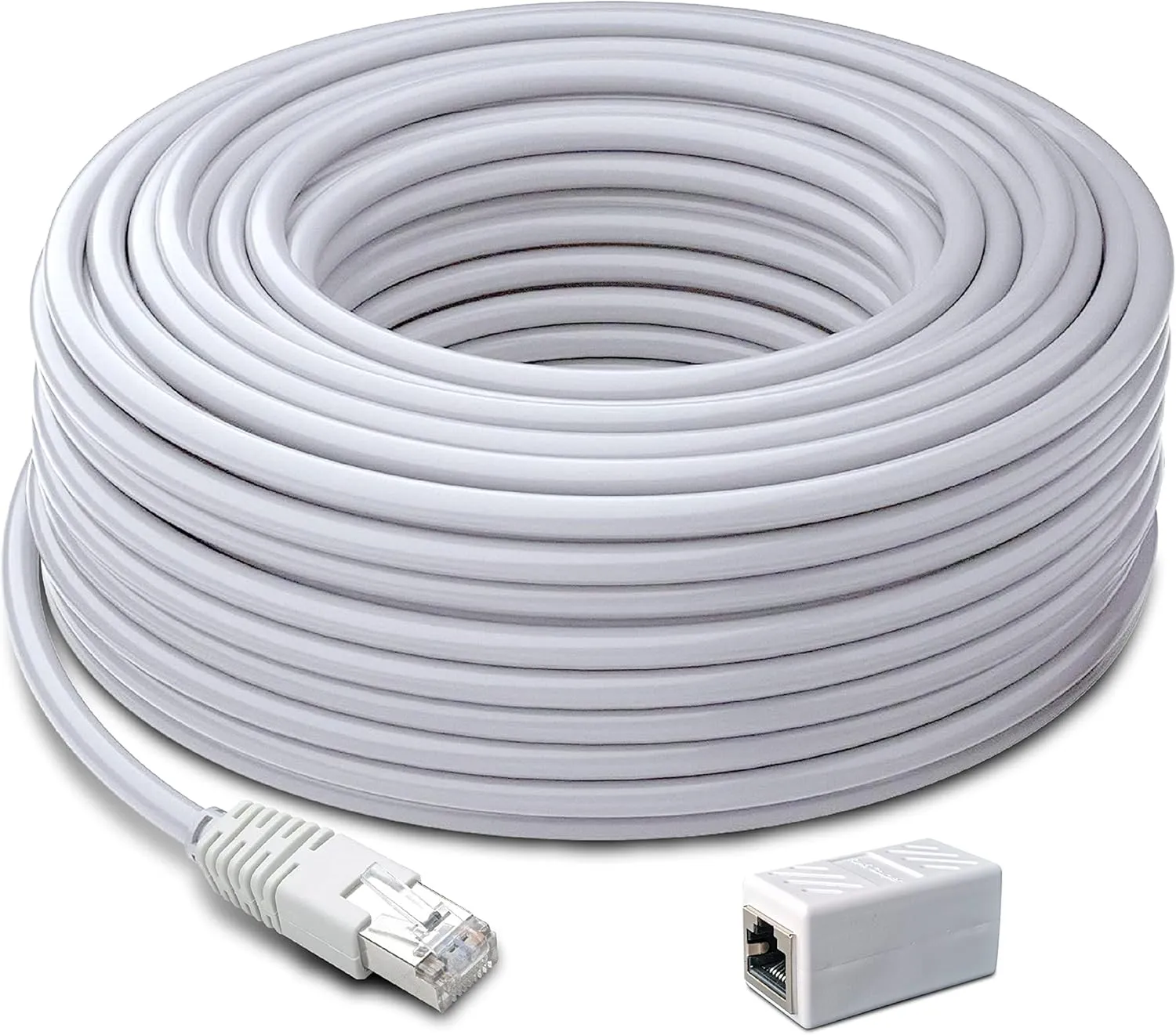 Swann Security Cat5 Ethernet Cable, NVR Extension Cord for PoE Camera, 100 Ft/30M, SWNHD-30MCAT5E
