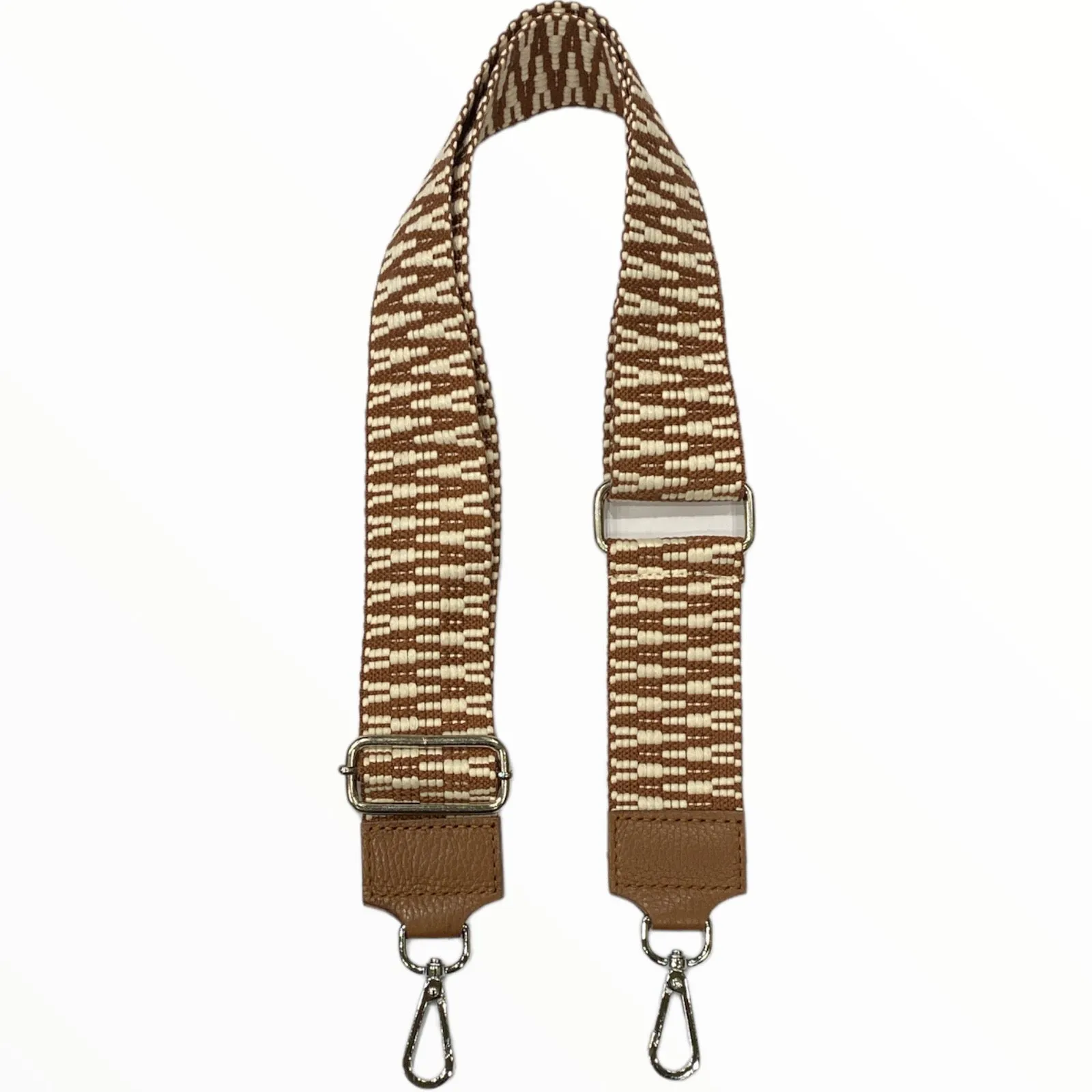 Taba adjustable strap with silver metals