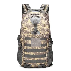 Tactical Backpack for Men Hiking Day Pack Molle Military Rucksack Waterproof Assault Pack Bag for Hunting Camping Trekking (ACU)
