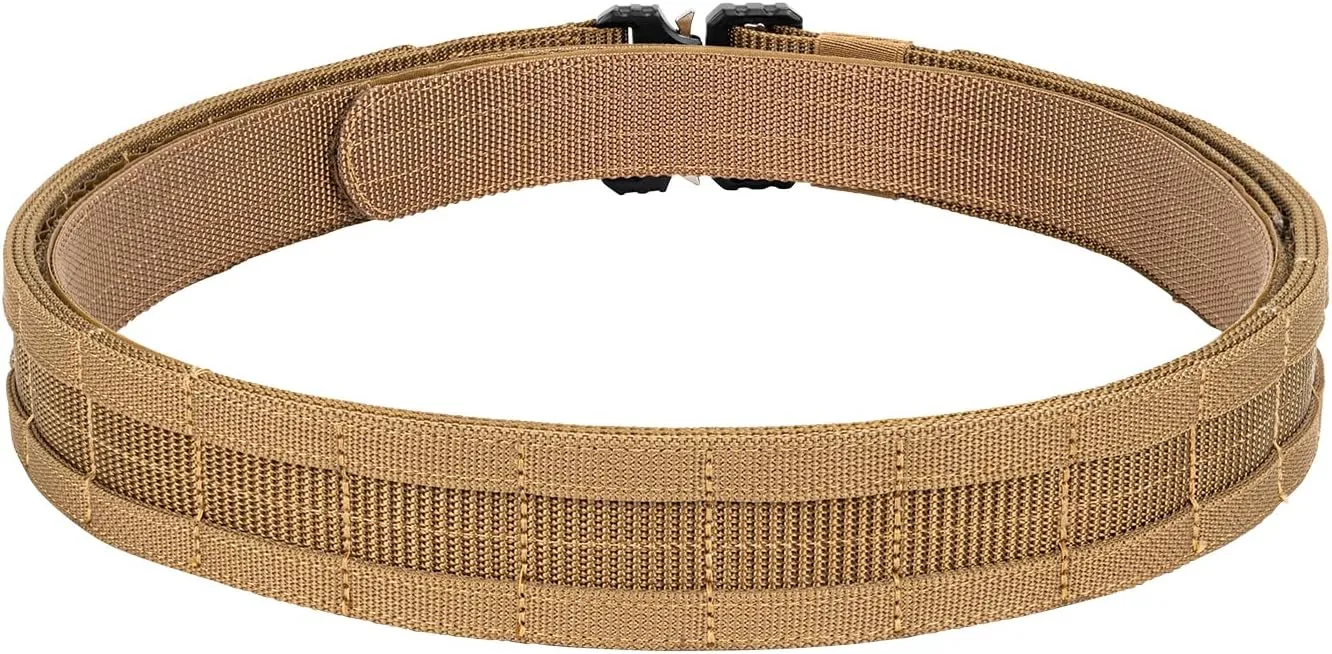 Tactical Gun Belt Molle Battle Belt 1.75" & 1.5" Rigger Heavy Duty Belt