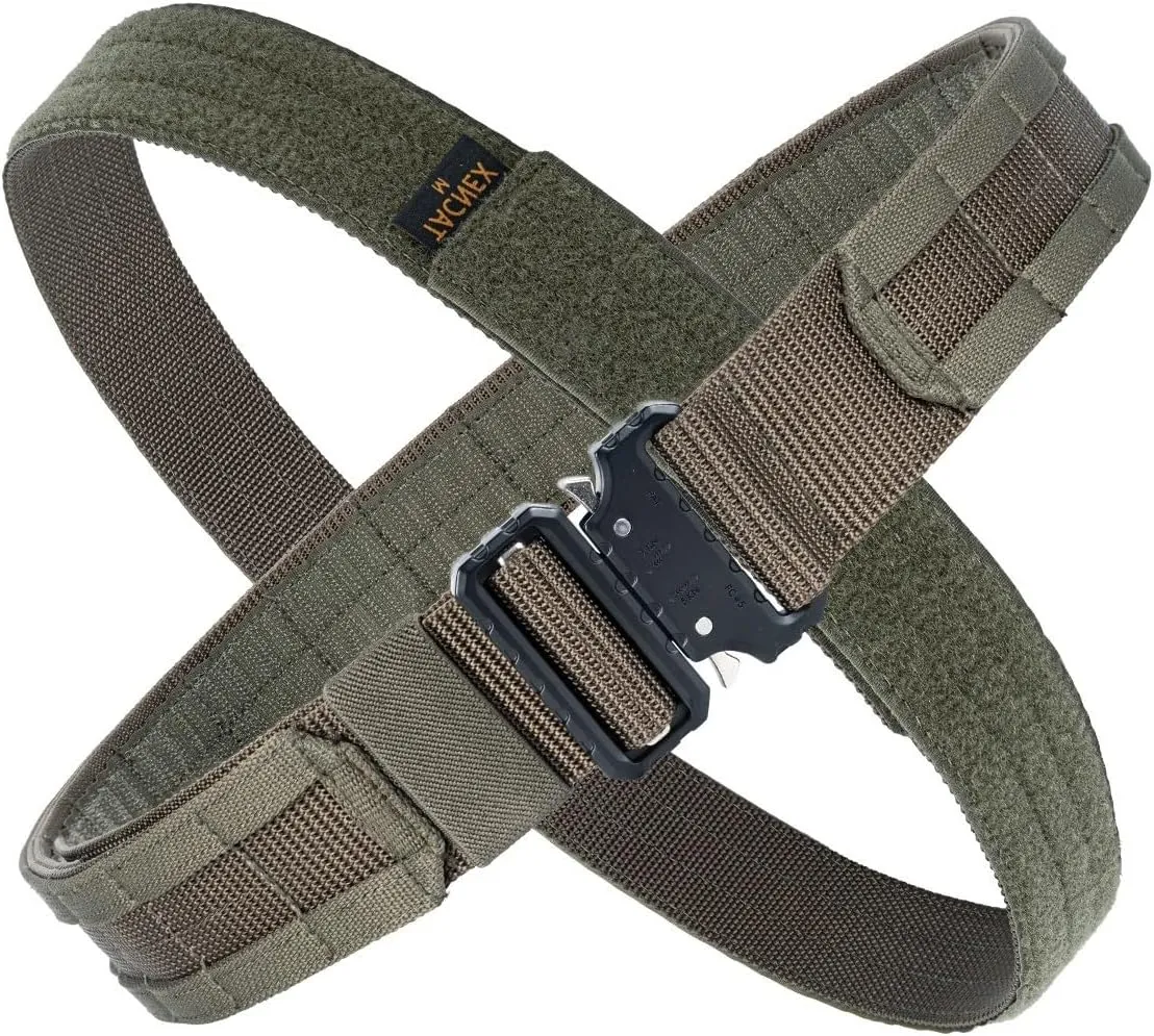 Tactical Gun Belt Molle Battle Belt 1.75" & 1.5" Rigger Heavy Duty Belt