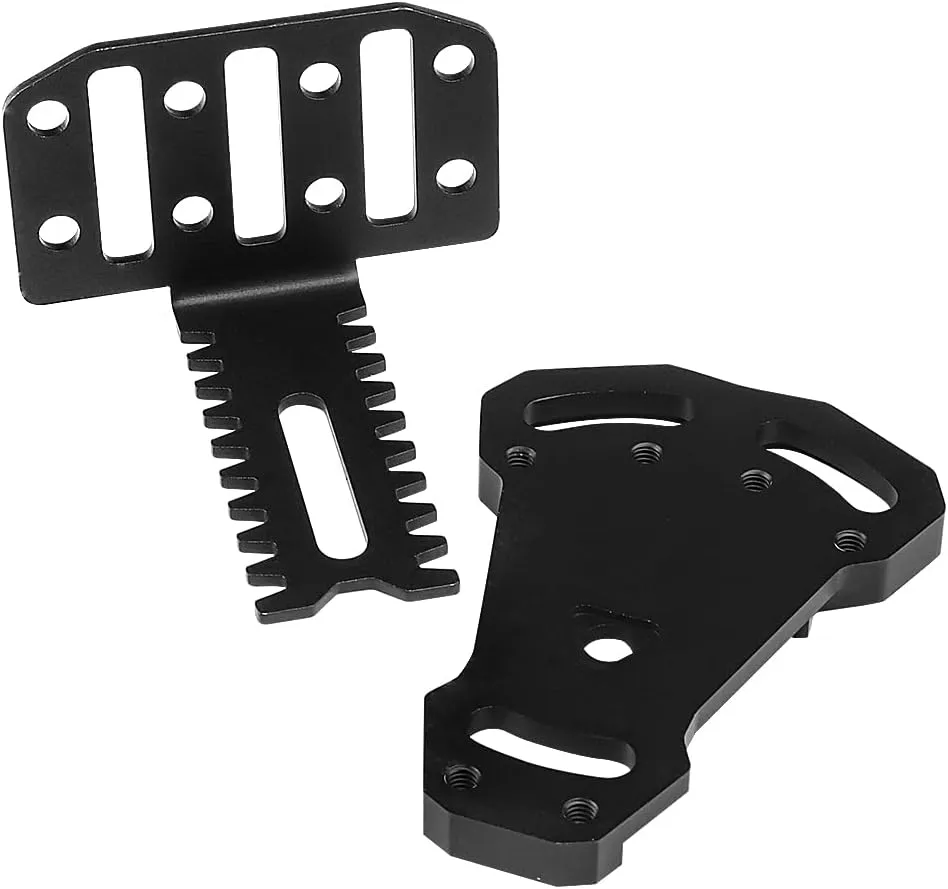 Tactical Gun Holster Adapter, Adjustable Negative Cant Plate Right-Angled for QLS System Extension Magazine Metal Accessory