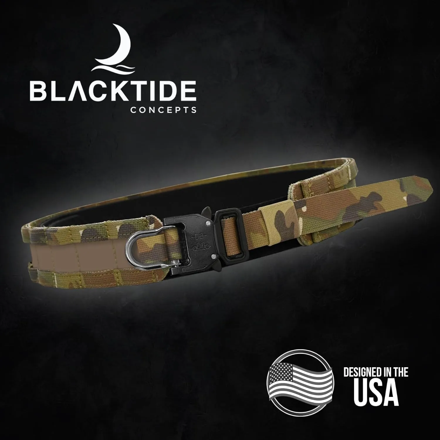 TEGRIS BATTLE BELT | Navy SEAL Designed, Tested & Guaranteed | Heavy Duty Tactical & Molle Gear