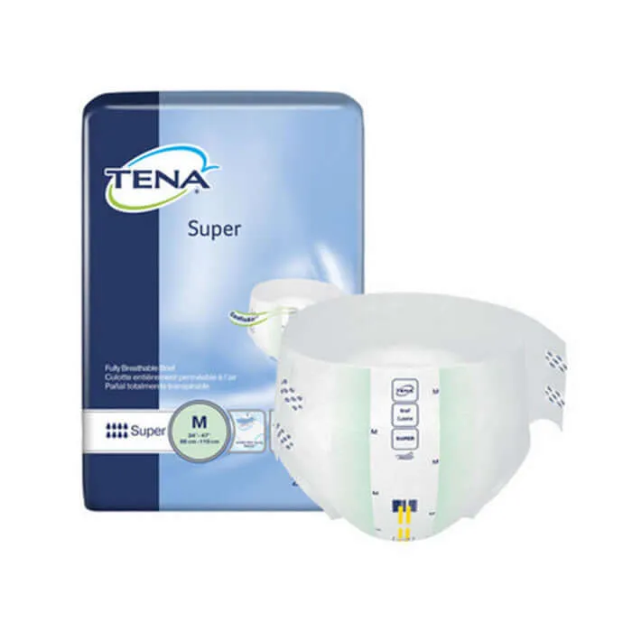 TENA Super Briefs for Adults with Incontinence