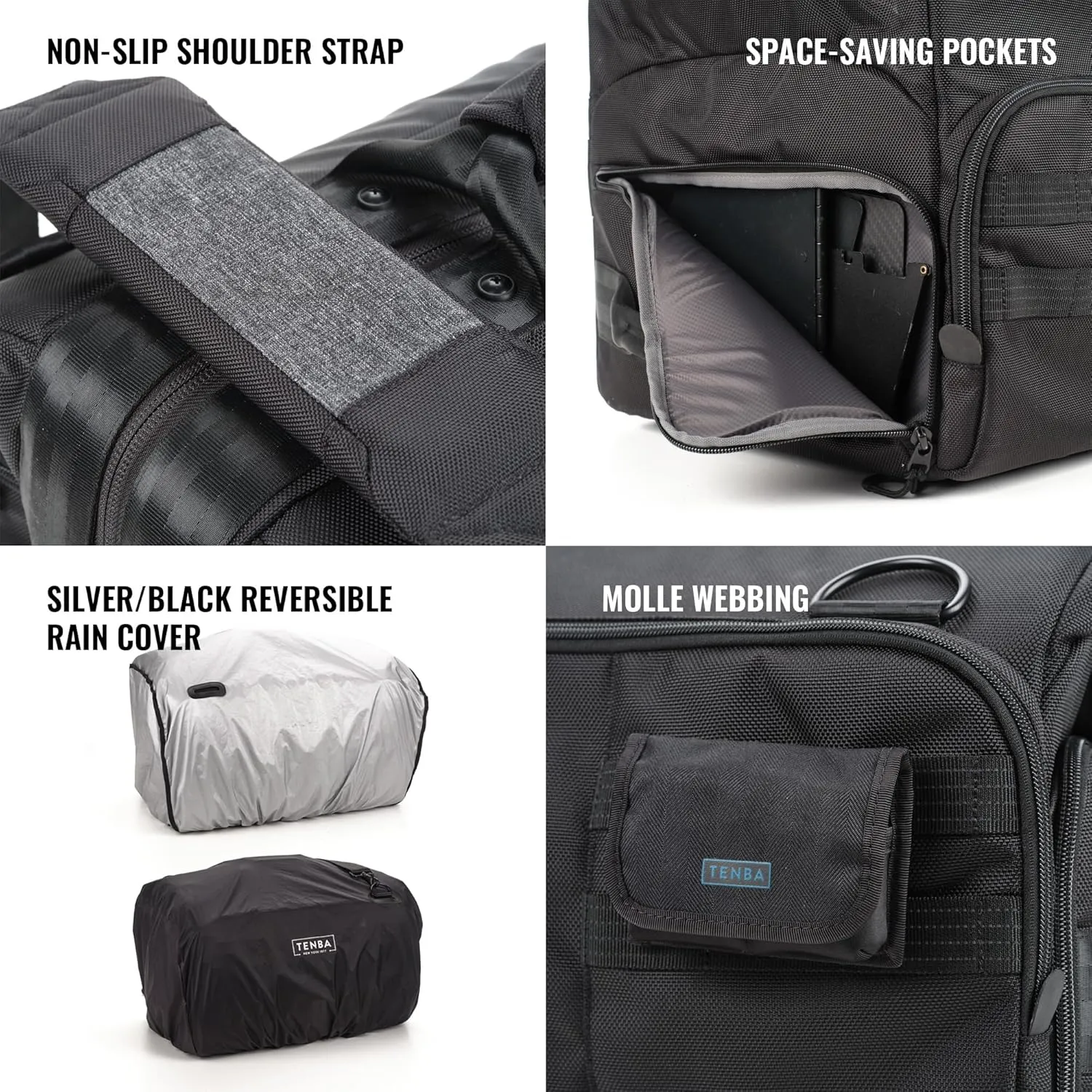 Tenba Cineluxe v2 Shoulder Bag 21 Hightop - Black