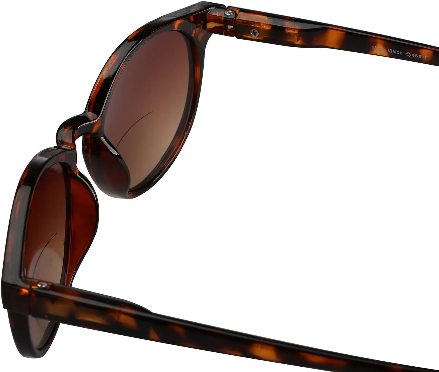 'The Brilliance' 3 Pair of Round Frame Bifocal Reader Sunglasses with Maximum UV Protection & Spring Hinges for Men and Women