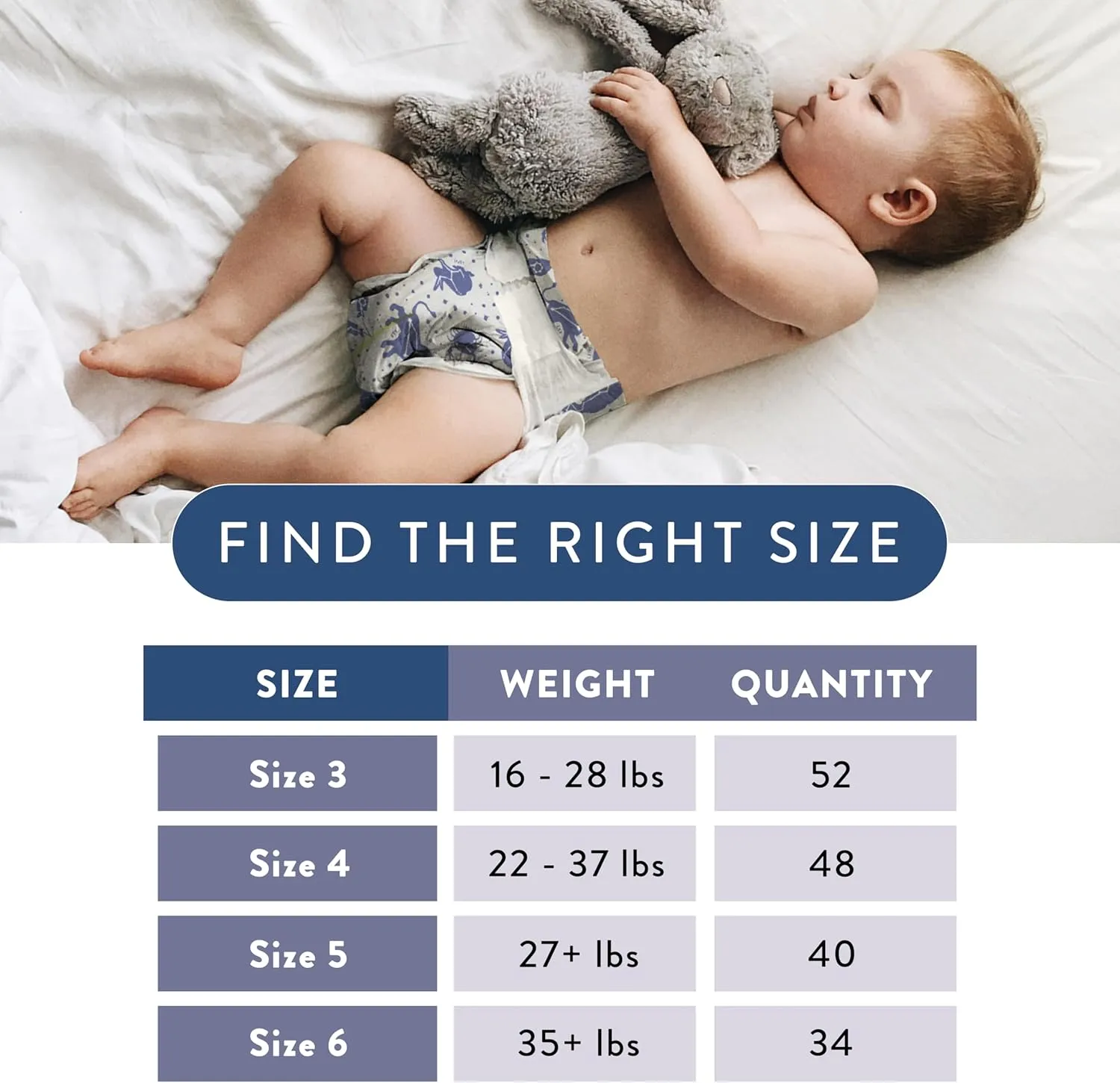The Honest Company Clean Conscious Overnight Diapers for Sensitive Skin | Hypoallergenic, Fragrance Free | Cozy Cloud   Star Signs | Club Box, Size 6 (35  lbs), 34 Count