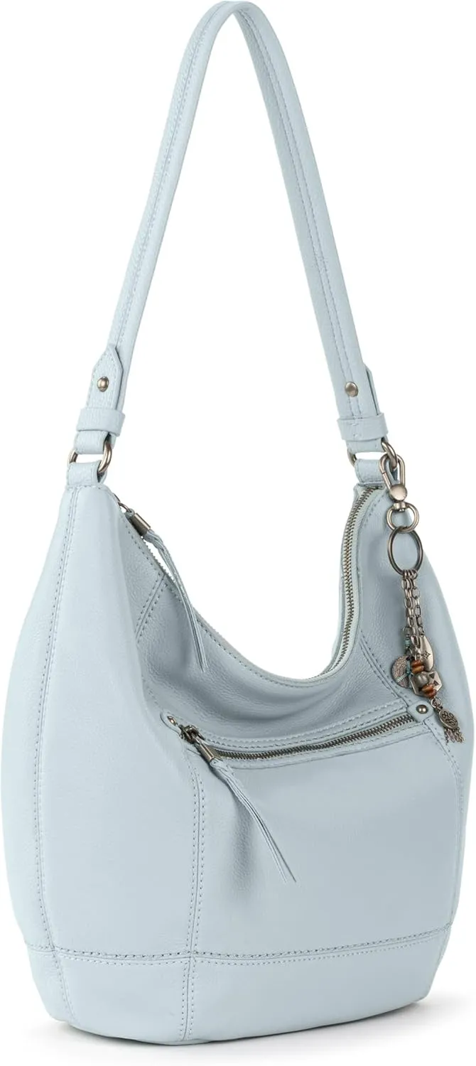 The Sak Sequoia Hobo Bag - Premium Large Leather Women's Handbag for Everyday & Travel - Durable Purse With Zipper Pocket
