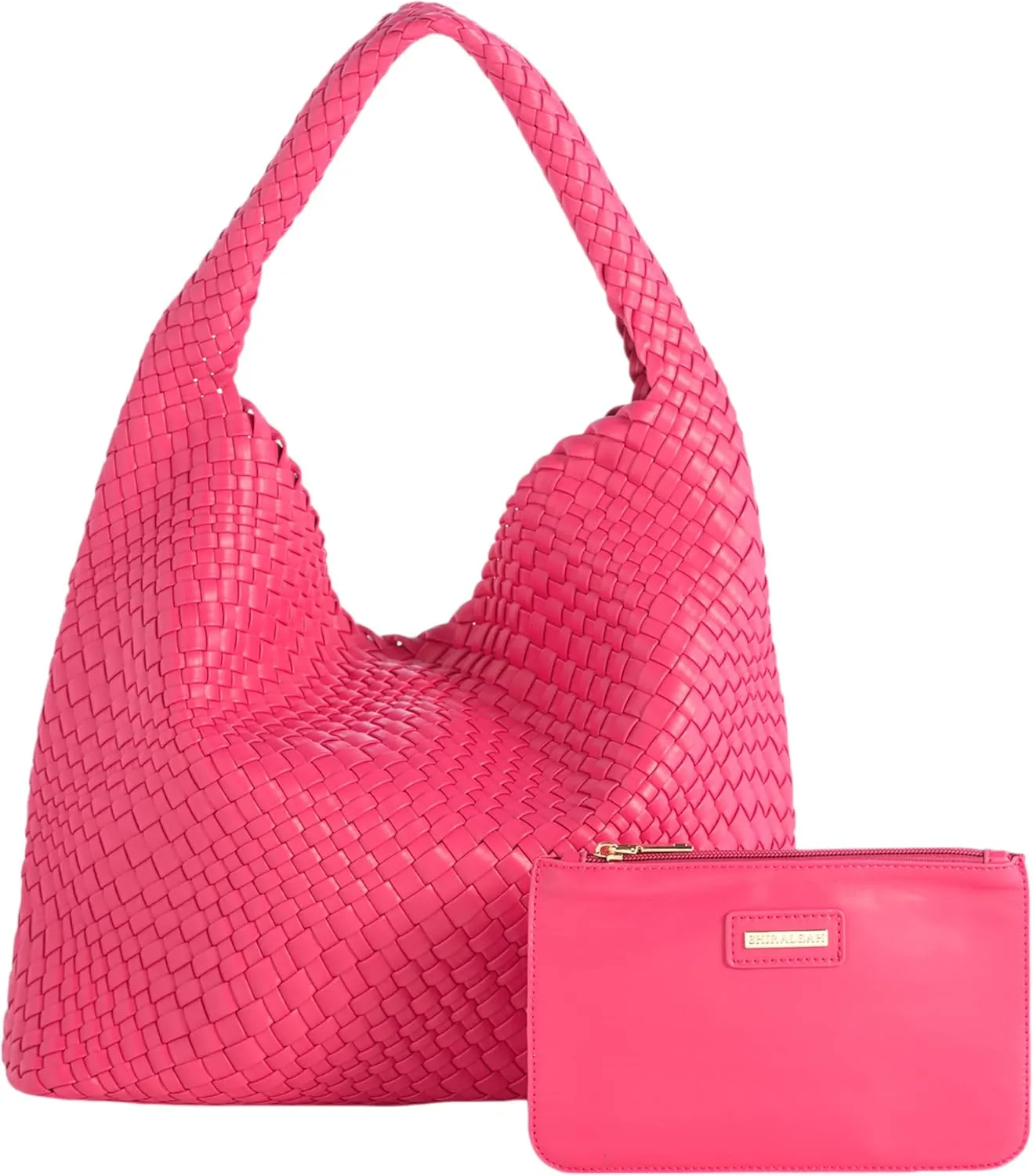 THINGS REMEMBERED Woven Leather Hobo Bag
