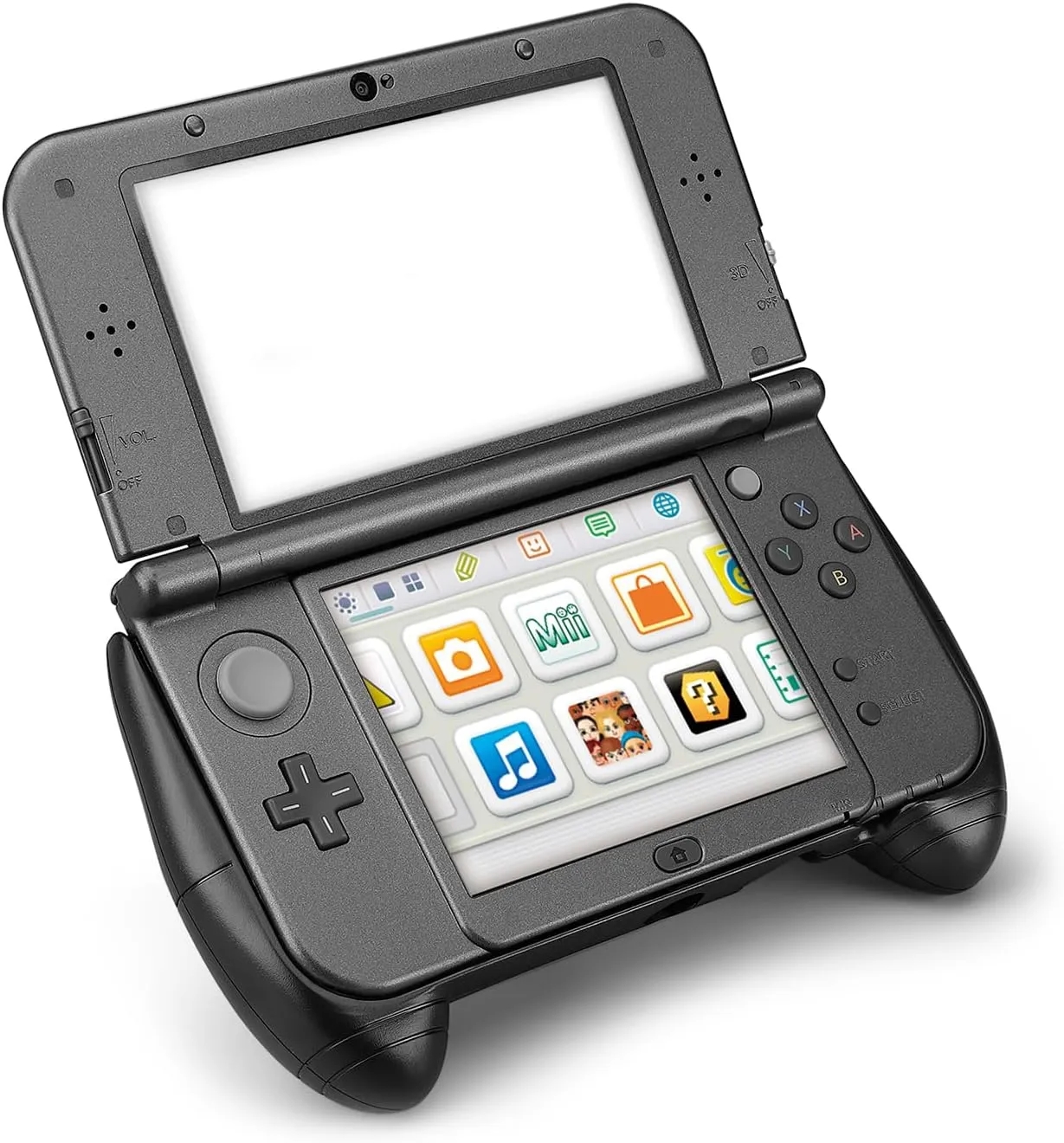 TNP New Nintendo 3DS XL Hand Grip - Protective Cover Skin Controller Grip Case Ergonomic Comfort Anti Slip Handle Console Grip with Kick-Stand for New Nintendo 3DS XL LL 2015 Model