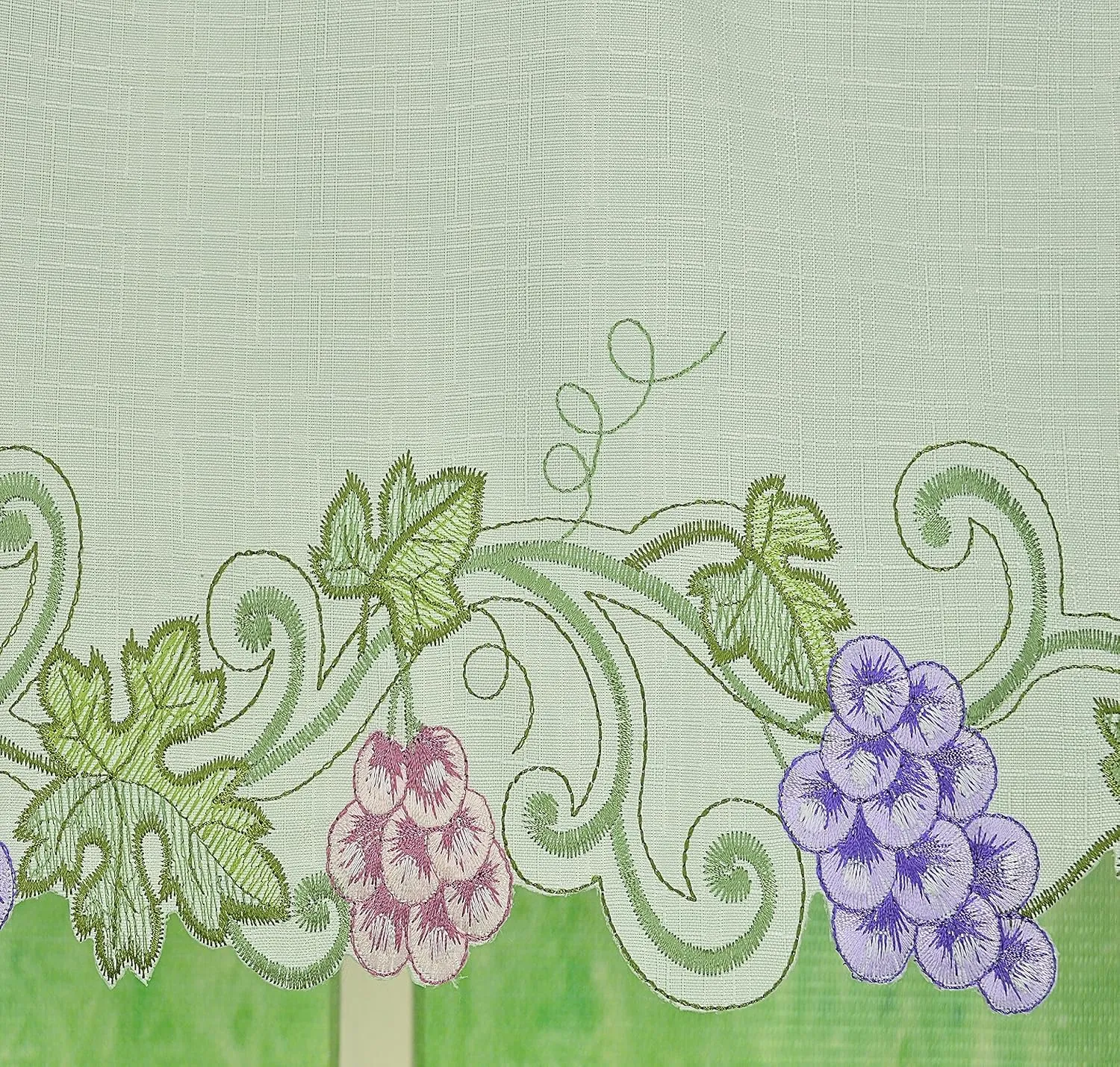 Today's Curtain Sonoma Kitchen Tier 24" Ecru/Multi