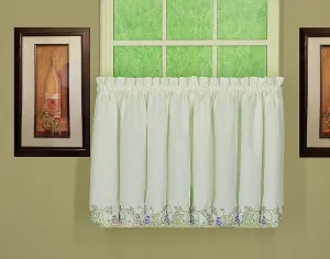 Today's Curtain Sonoma Kitchen Tier 24" Ecru/Multi